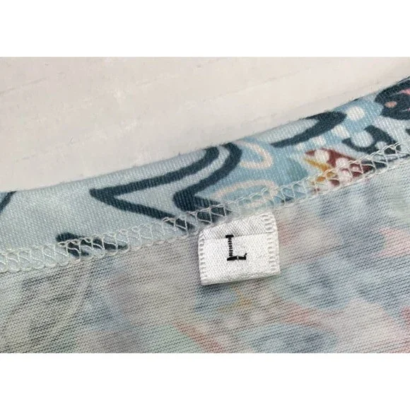 Women Dress Sz L Large Short Sleeve Pleated Pockets Stretch Elastic Waist Casual - Picture 7 of 12